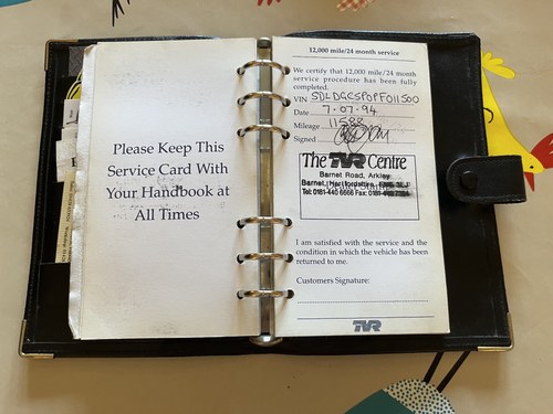 1993 TVR Griffith zum Verkauf (Bild 198 von 221)