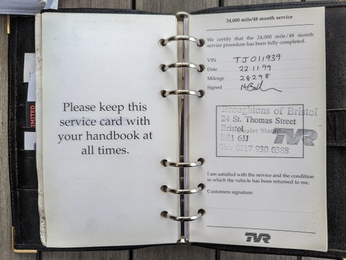 1996 TVR Griffith 500 zum Verkauf (Bild 158 von 187)