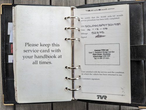 1996 TVR Griffith 500 zum Verkauf (Bild 166 von 187)