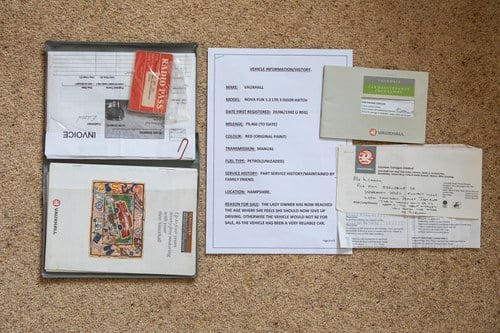 1992 Vauxhall Nova 1.2i Fun For Sale (picture 111 of 117)