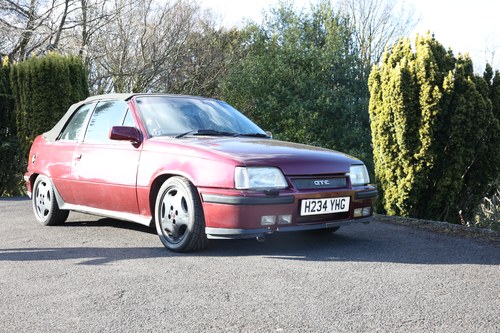 NO RESERVE - 1991 Vauxhall Astra GTE Convertible In vendita (immagine 5 di 64)