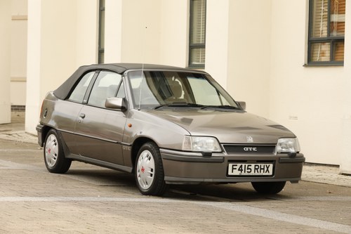 1989 Vauxhall Astra GTE convertible zum Verkauf (Bild 29 von 214)