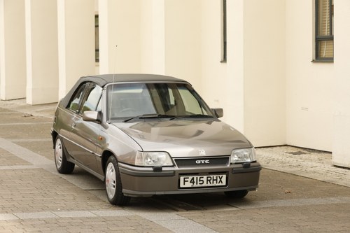1989 Vauxhall Astra GTE convertible zum Verkauf (Bild 35 von 214)