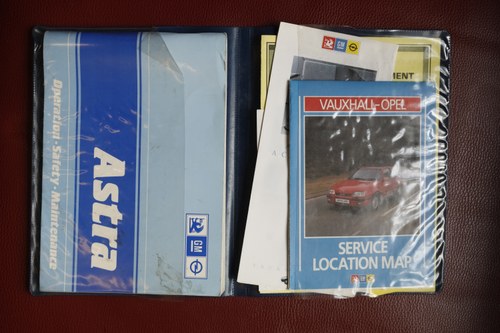 1989 Vauxhall Astra GTE convertible zum Verkauf (Bild 191 von 214)