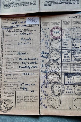 1950 Vincent Black Shadow In vendita (immagine 43 di 48)