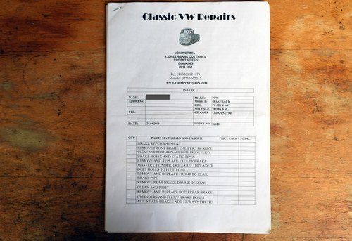 NO RESERVE - 1969 Volkswagen 1600 TLE Type 3 Fastback For Sale (picture 105 of 124)