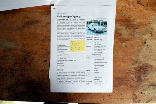 NO RESERVE - 1969 Volkswagen 1600 TLE Type 3 Fastback For Sale (picture 120 of 124)