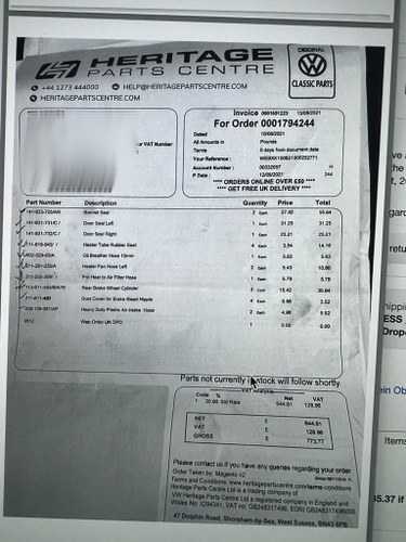 1966 Volkswagen Karmann Ghia Coupe In vendita (immagine 149 di 154)