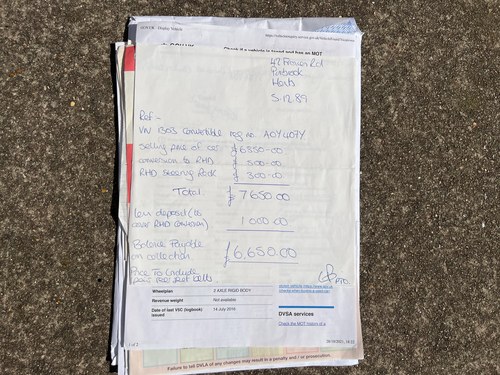 1975 Volkswagen Beetle Karmann Convertible zum Verkauf (Bild 195 von 198)