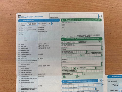 1978 Volkswagen Westfalia Camper (T2 Bay Window) à vendre (picture 138 of 140)