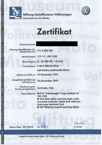 1971 Volkswagen Beetle 1302 For Sale (picture 40 of 40)