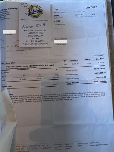 1975 VW Beetle 1303s Karmann Convertible For Sale (picture 140 of 165)