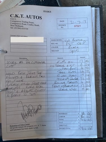 1975 VW Beetle 1303s Karmann Convertible For Sale (picture 139 of 165)