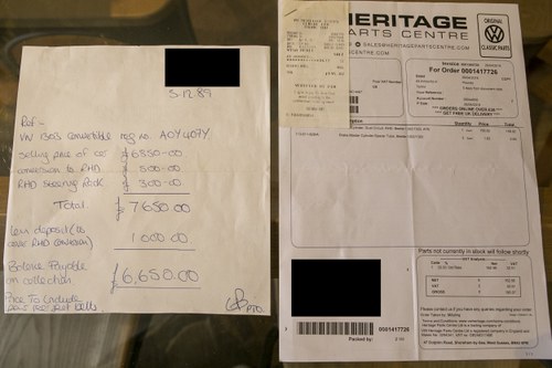 1975 Volkswagen Beetle Karmann Convertible Te koop (foto 127 van 131)