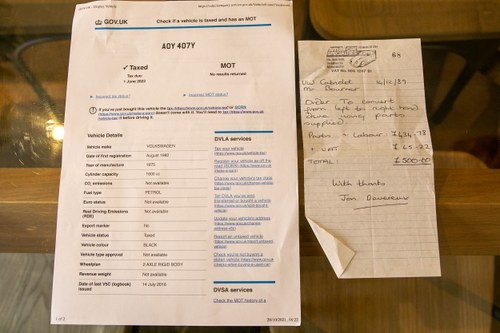 1975 Volkswagen Beetle Karmann Convertible Te koop (foto 128 van 131)