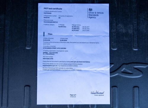 1974 Volkswagen Beetle 1200 (1543cc engine) In vendita (immagine 155 di 163)