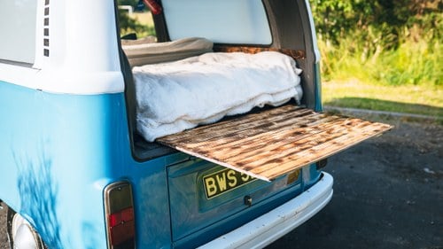 1977 Volkswagen T2 Camper Bay Window LHD ‘Smurf’ à vendre (picture 78 of 145)