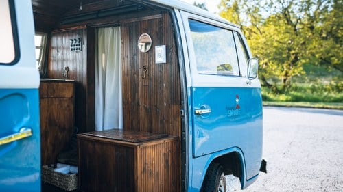 1977 Volkswagen T2 Camper Bay Window LHD ‘Smurf’ à vendre (picture 50 of 145)