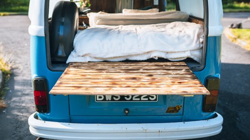 1977 Volkswagen T2 Camper Bay Window LHD ‘Smurf’ à vendre (picture 67 of 145)