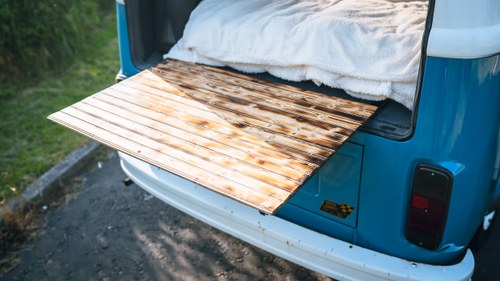 1977 Volkswagen T2 Camper Bay Window LHD ‘Smurf’ à vendre (picture 76 of 145)