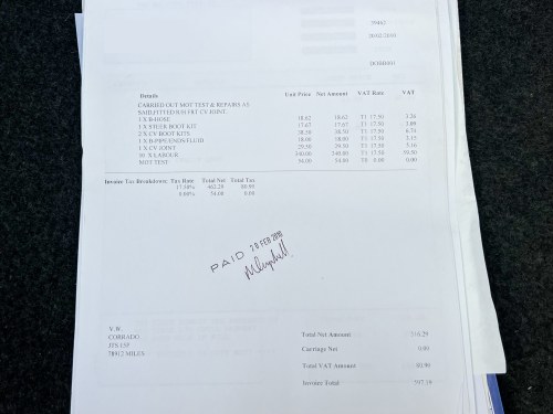 1995 Volkswagen Corrado VR6 Storm In vendita (immagine 216 di 224)