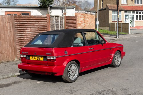 1991 Volkswagen Golf Mk1 Clipper Cabriolet For Sale (picture 20 of 200)