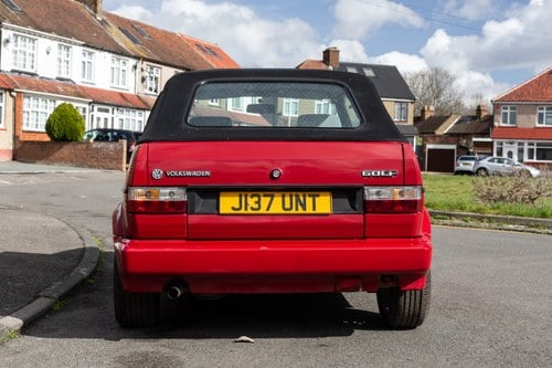 1991 Volkswagen Golf Mk1 Clipper Cabriolet For Sale (picture 25 of 200)