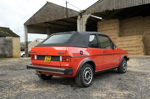 1981 Volkswagen Rabbit GTi Cabriolet Auto LHD For Sale (picture 22 of 139)