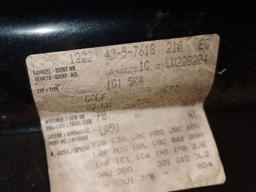 NO RESERVE - 1990 Volkswagen Golf GTI 8v In vendita (immagine 137 di 149)