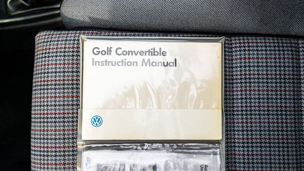 1989 Volkswagen Golf MK1 Cabriolet For Sale (picture :index of 77)