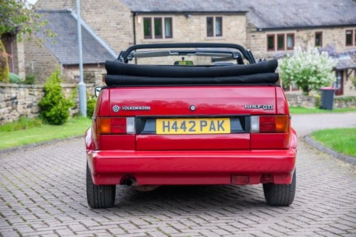 1990 Volkswagen Golf Mk1 GTI Cabriolet zum Verkauf (Bild 6 von 146)