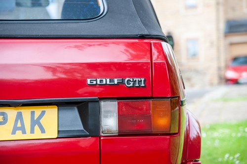 1990 Volkswagen Golf Mk1 GTI Cabriolet zum Verkauf (Bild 78 von 146)