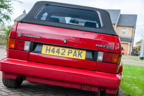 1990 Volkswagen Golf Mk1 GTI Cabriolet zum Verkauf (Bild 79 von 146)