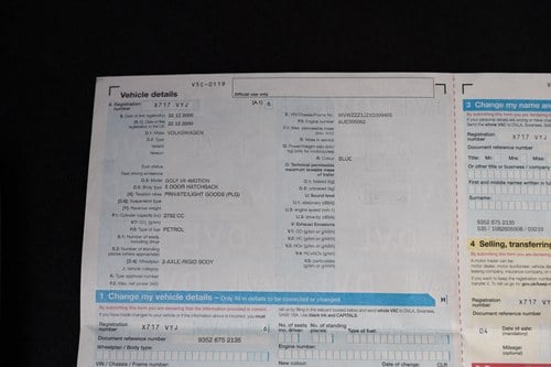 2000 Volkswagen Golf MK4 V6 zum Verkauf (Bild 188 von 202)