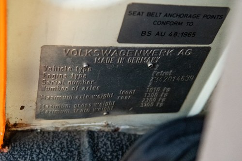 1974 Volkswagen Type 2 Campervan For Sale (picture 66 of 115)