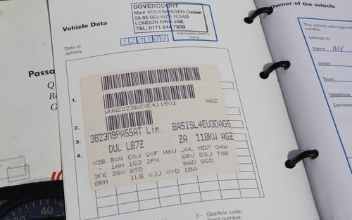 NO RESERVE - 1999 Volkswagen Passat V5 In vendita (immagine 107 di 113)