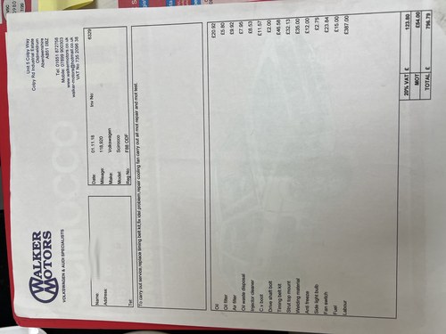 1988 Volkswagen Scirocco Scala zum Verkauf (Bild 74 von 78)