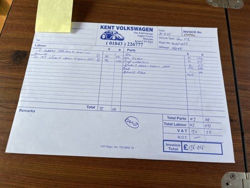 1978 Volkswagen T2 Bay Window Westfalia Campervan For Sale (picture 248 of 250)