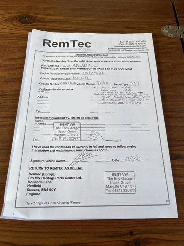 1978 Volkswagen T2 Bay Window Westfalia Campervan For Sale (picture 244 of 250)