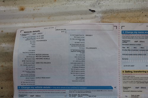 1969 Volkswagen T2 Bay Window à vendre (picture 105 of 106)