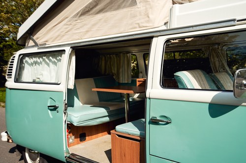 1977 Volkswagen Type 2 Bay Window Westfalia Campervan à venda (imagem 111 de 215)