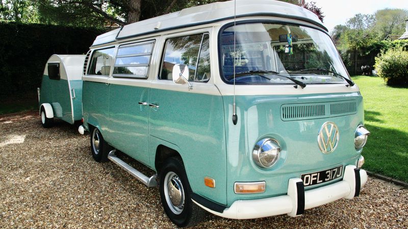 1971 Volkswagen Type 2 Westfalia camper and mini-caravan (LHD) For Sale (picture 1 of 176)