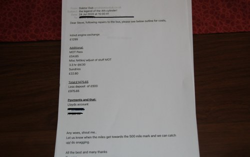 1971 Volkswagen T2 Baywindow Campervan à vendre (picture 128 of 131)