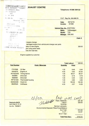 1988 Volkswagen T3 LHD à vendre (picture 75 of 104)