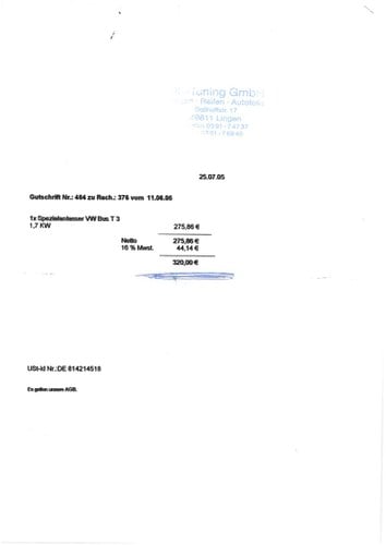 1988 Volkswagen T3 LHD à vendre (picture 94 of 104)