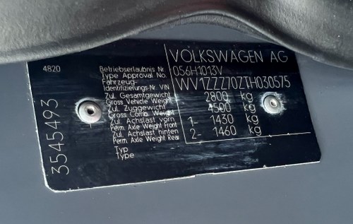 1995 Volkswagen T4 LWB 2.5 TDI In vendita (immagine 83 di 84)