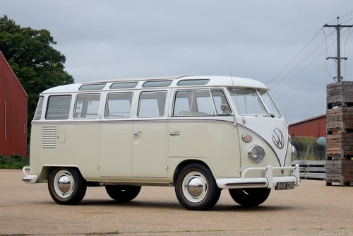 1963 Volkswagen T2 Splitscreen 23 Window Samba à venda (imagem 6 de 106)
