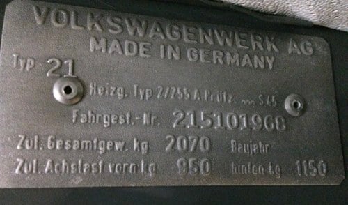 1965 VW Split Screen panel van 'Ernie' In vendita (immagine 37 di 46)