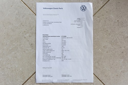 1967 Volkswagen Type 2 (T1) Split Window Camper In vendita (immagine 154 di 160)