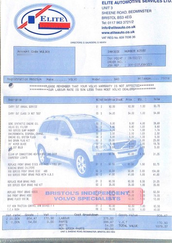 NO RESERVE - 1997 Volvo 940 2.3 Estate à vendre (picture 112 of 116)